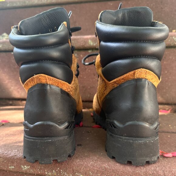 The North Face Cryos Size 7 Waterproof Winter Boots Brown Distressed Leather - Picture 5 of 6